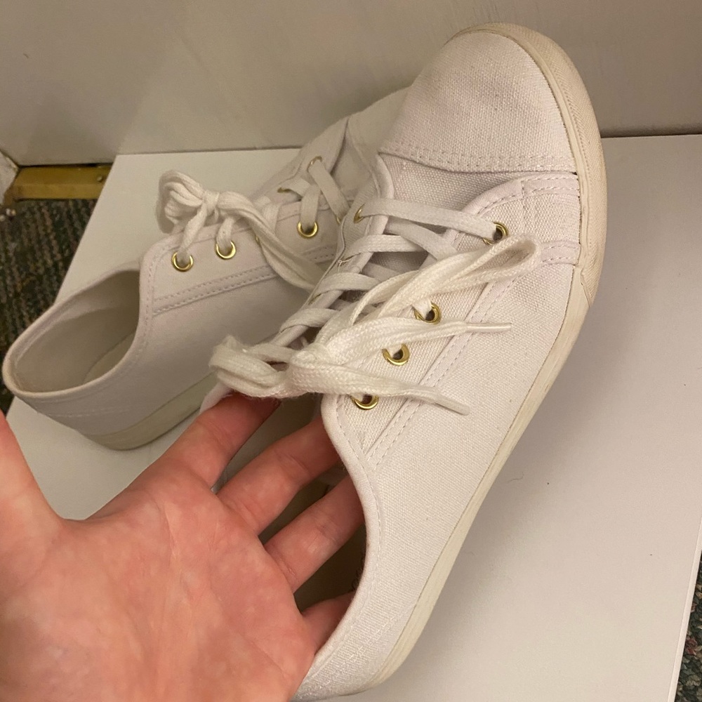 White sneakers